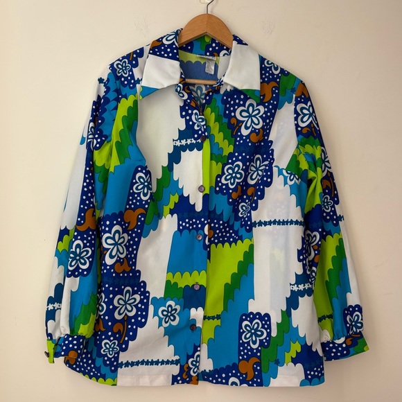 Vintage Floral Patterned Shirt - Picture 5 of 16